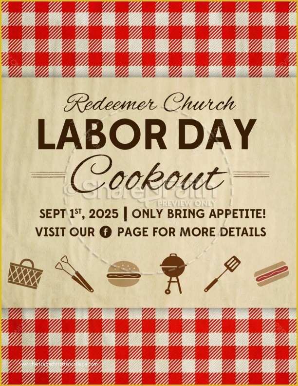Free Church Picnic Flyer Templates Of 20 Free Barbeque Flyer Templates Demplates