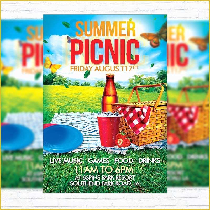 Picnic Flyer Template