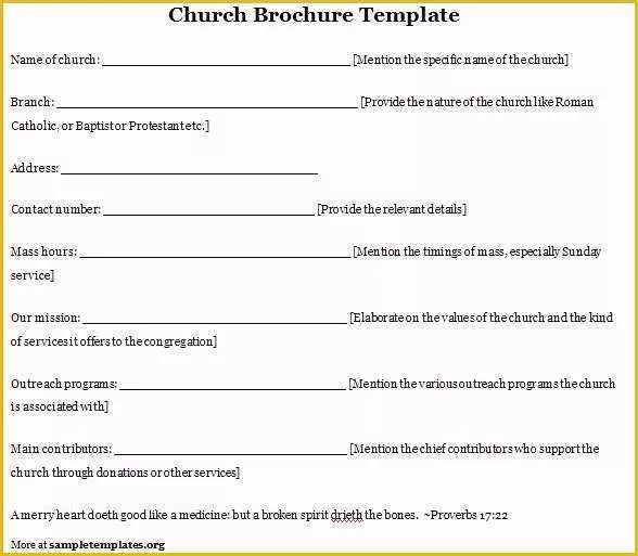 Free Church Program Template Microsoft Word Of Church Program Template