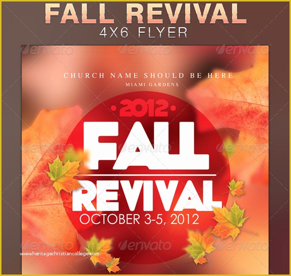 Free Church Revival Flyer Template Of 9 Best Of Church Revival Flyer Templates Fall
