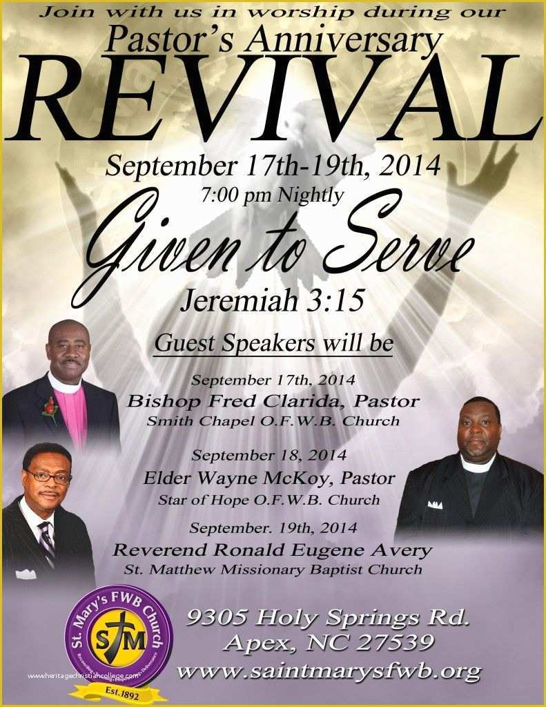 Free Church Revival Flyer Template Of Church Revival Flyers Revival Flyer