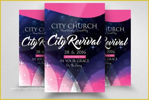 Free Church Revival Flyer Template Of Free Church Revival Flyer Template Editable Downloads