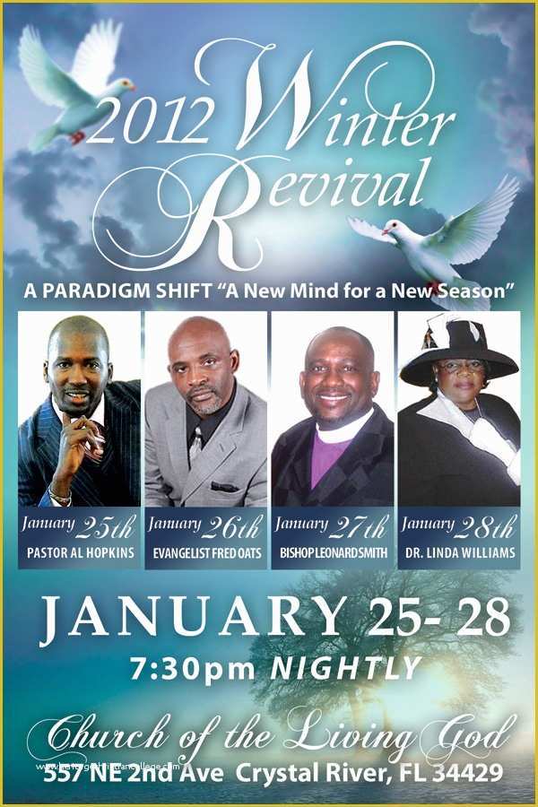 Free Church Revival Flyer Template Of Free Church Revival Flyer Template