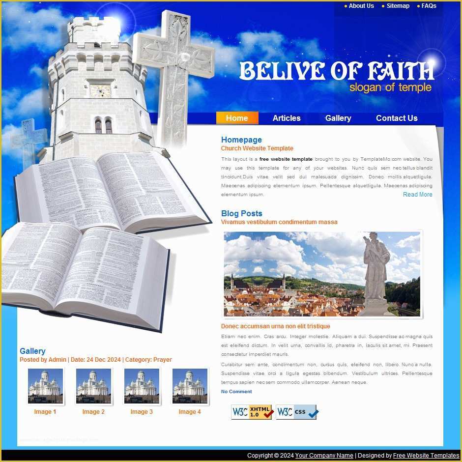 Free Church Website Templates Of 099 Church Template