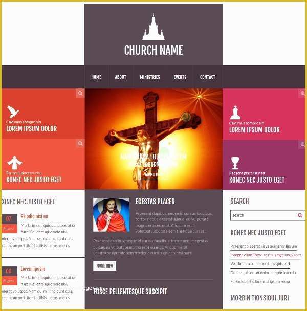 Free Church Website Templates Of 11 Free Church Website themes & Templates