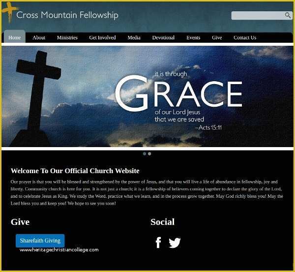 Free Church Website Templates Of 11 Free Church Website themes & Templates