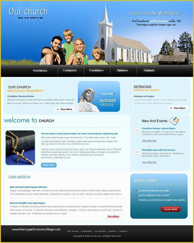 Free Church Website Templates Of 13 Best S Of Professional Church Website Headers