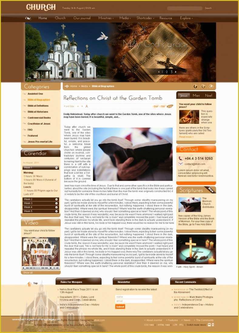 Free Church Website Templates Of 18 Best Spiritual Website Templates Free & Premium themes