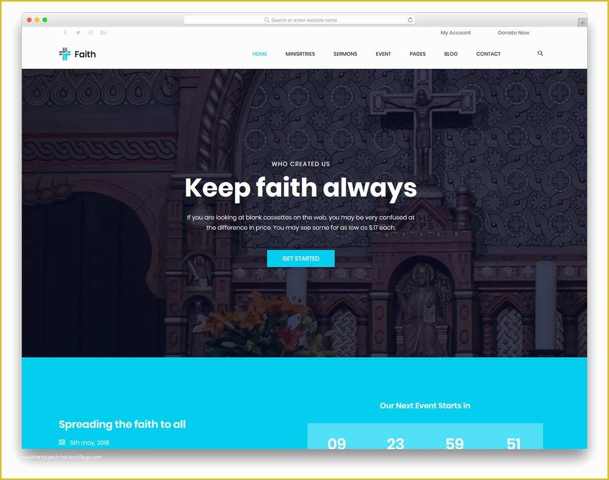Free Church Website Templates Of 23 Best Free Church Website Templates to Preach Gospel