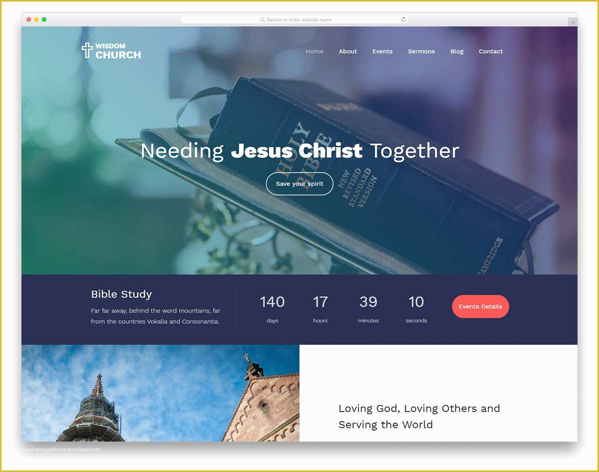Free Church Website Templates Of 23 Best Free Church Website Templates to Preach Gospel