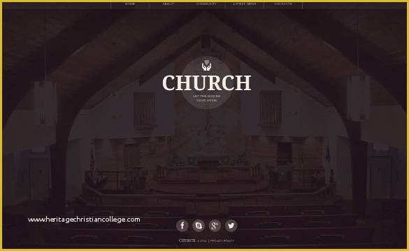 Free Church Website Templates Of 27 Free Church Website themes & Templates