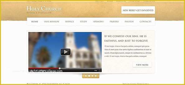 Free Church Website Templates Of Church Website Psd Template Free Psd Files