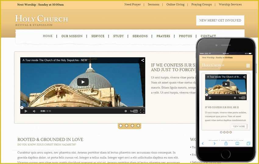 Free Church Website Templates Of Holy Church A Religious Category Flat Bootstrap Responsive