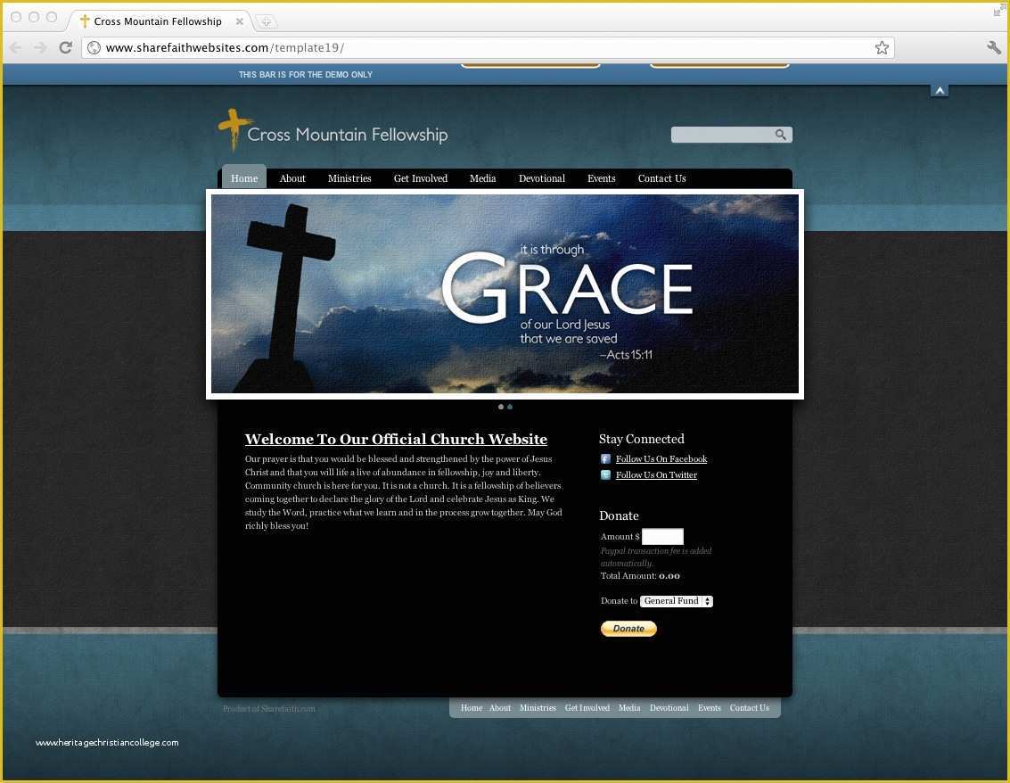 Free Church Website Templates Of New Church Website Templates Released Faith Magazine