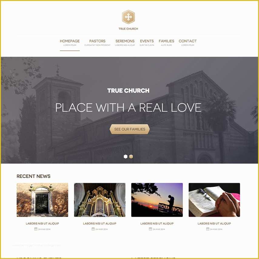 Free Church Website Templates Of True Church Free Responsive Website Template