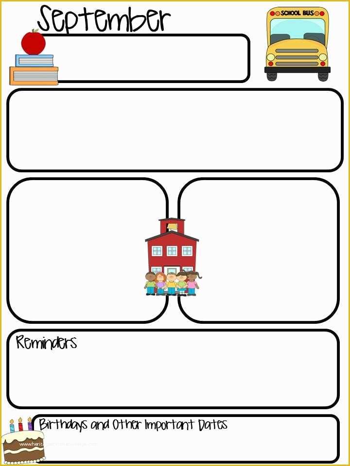 Free Classroom Newsletter Templates Of 17 Best Ideas About Kindergarten Newsletter On Pinterest