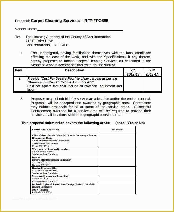 Free Cleaning Proposal Template Of 14 Cleaning Proposal Templates Word Pdf