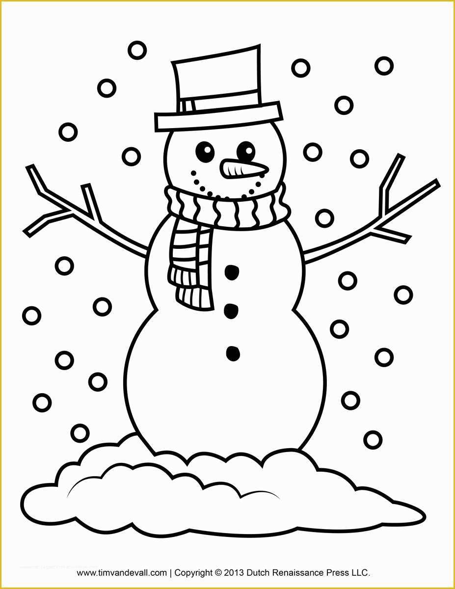 Free Clip Art Templates Of Free Snowman Clipart Template & Printable Coloring Pages