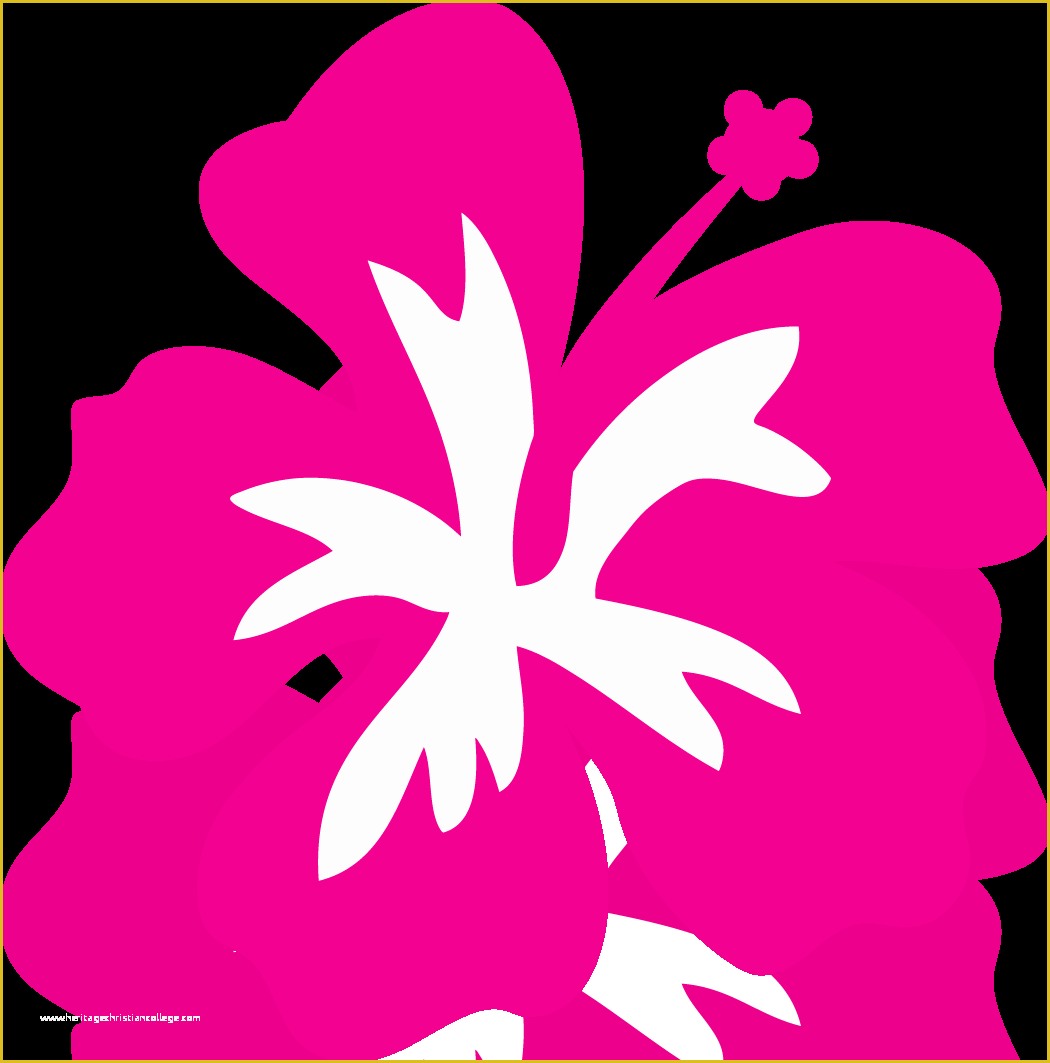 Free Clip Art Templates Of Hawaiian Flower Outline
