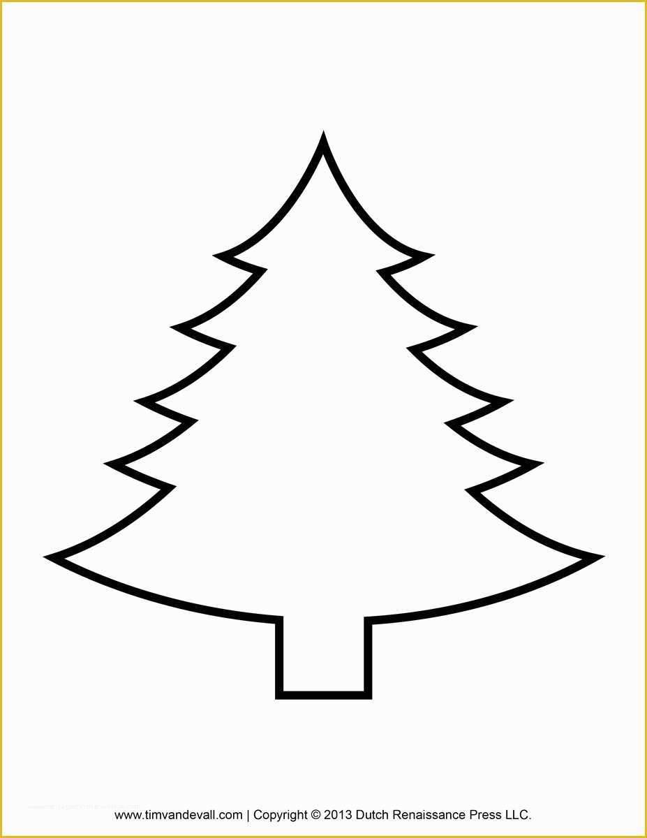 Free Clip Art Templates Of Printable Paper Christmas Tree Template and Clip Art