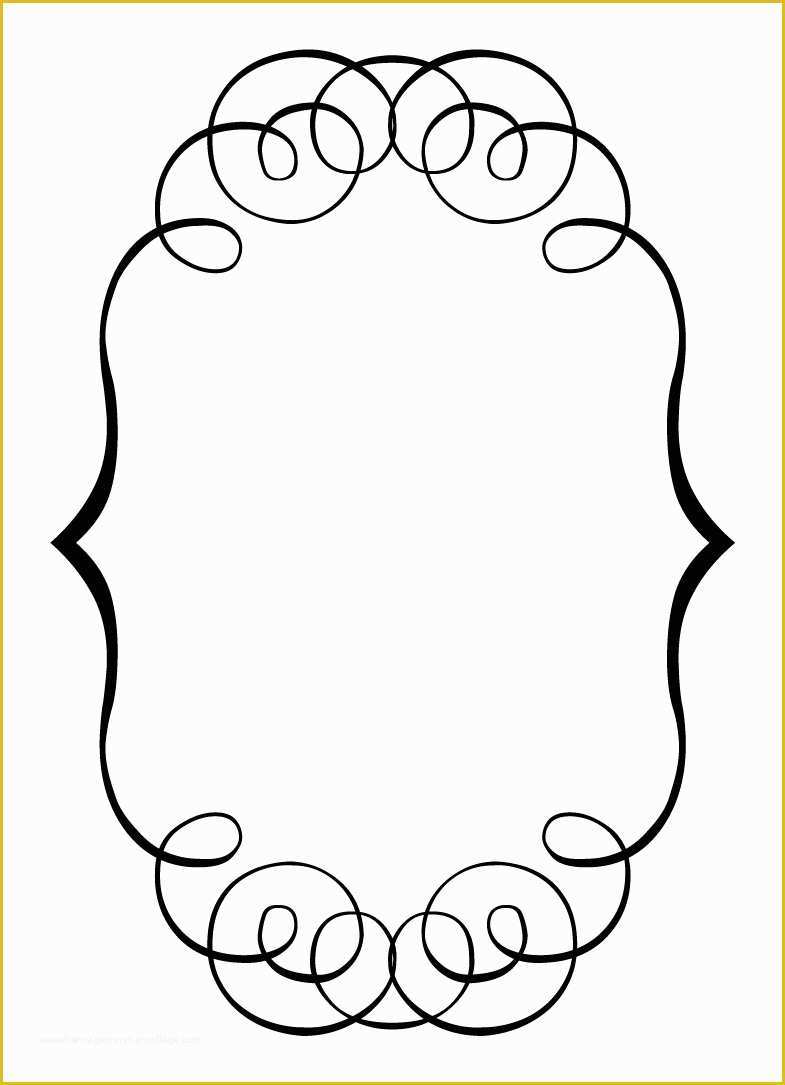 Free Clip Art Templates Of Simple Line Border