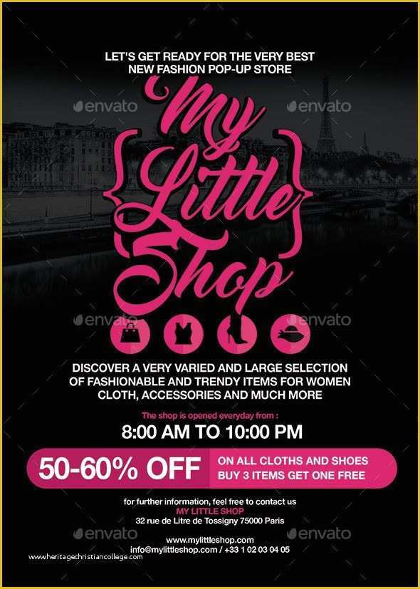Free Clothing Store Flyer Templates Of 1696 Best Fashion Flyer Design Images On Pinterest