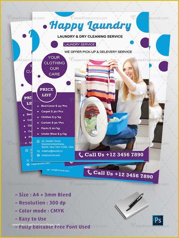 Free Clothing Store Flyer Templates Of 19 Laundry Flyer Templates Free &amp; Premium Download