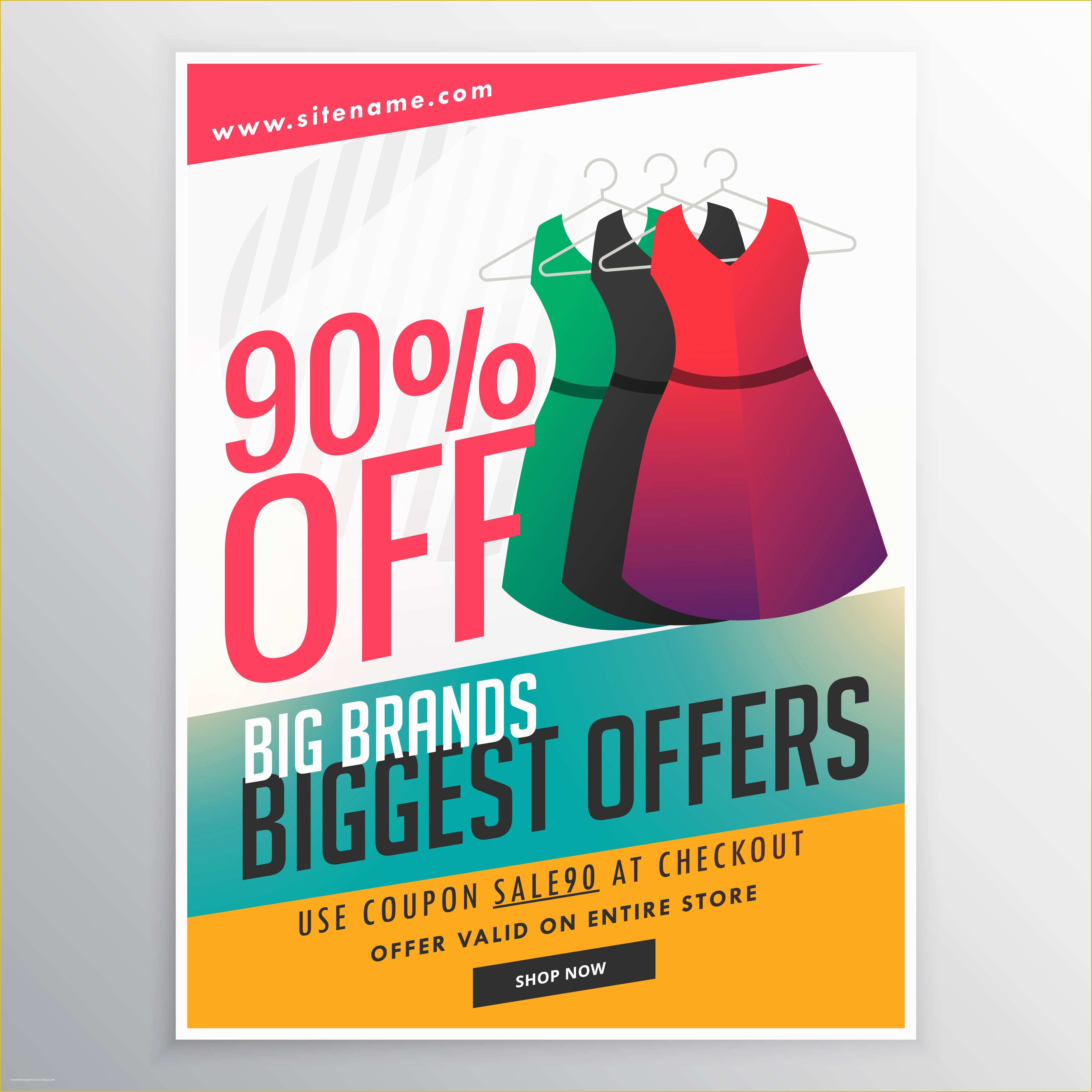 Free Clothing Store Flyer Templates Of Fashion Sale Discount Promotional Brochure Flyer Template