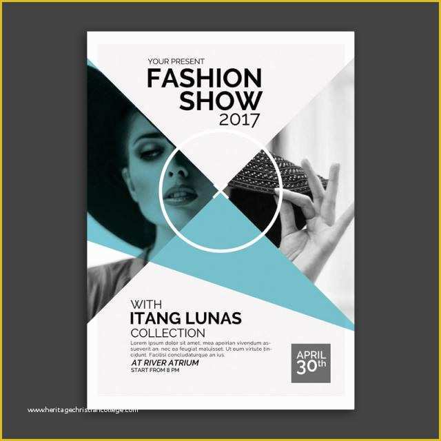 Free Clothing Store Flyer Templates Of Fashion Show Template for Free Download On Tree