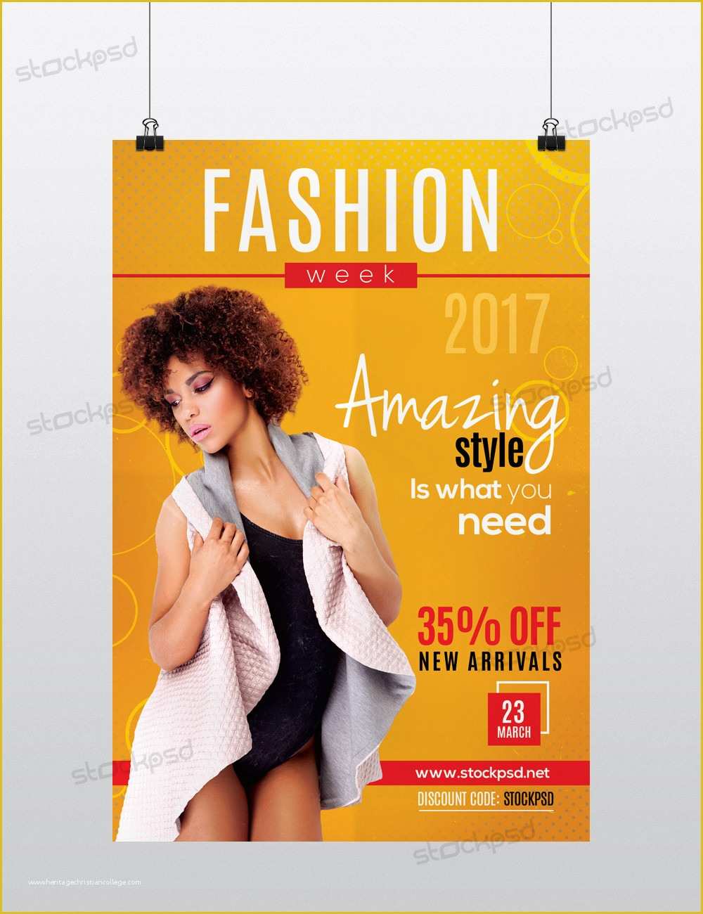 Free Clothing Store Flyer Templates Of Fashion Week 2017 Free Psd Flyer Template Stockpsd