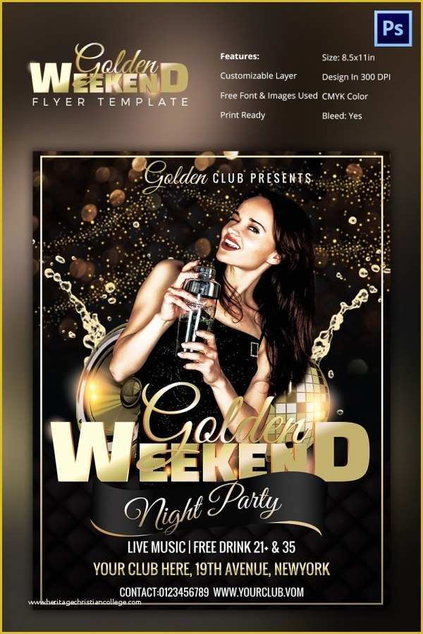 Free Club Flyer Templates Of 27 Free Psd Club Flyer Templates & Designs