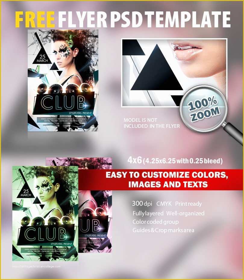 Free Club Flyer Templates Of Club Flyer Psd Flyer Template Free Download 6219