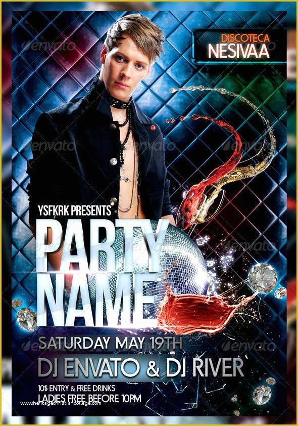 Free Club Flyer Templates Online Of 31 Fabulous Night Club Flyer Templates & Psd Designs