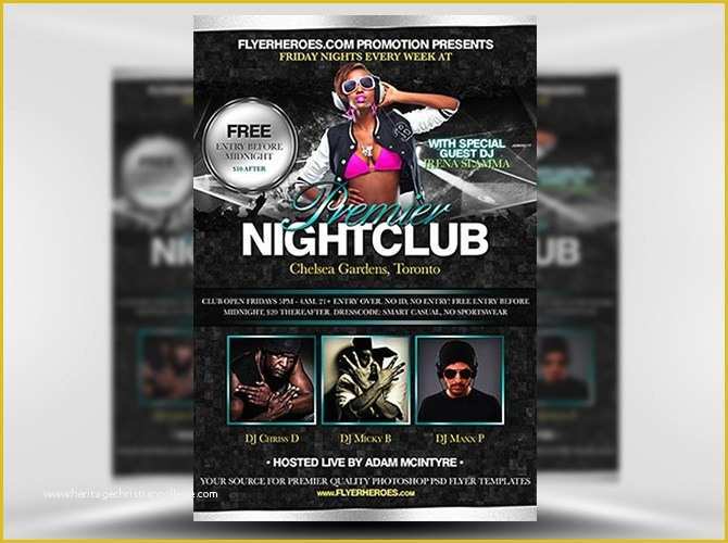 Free Club Flyer Templates Online Of 75 Free Flyer Templates Shop Psd Download