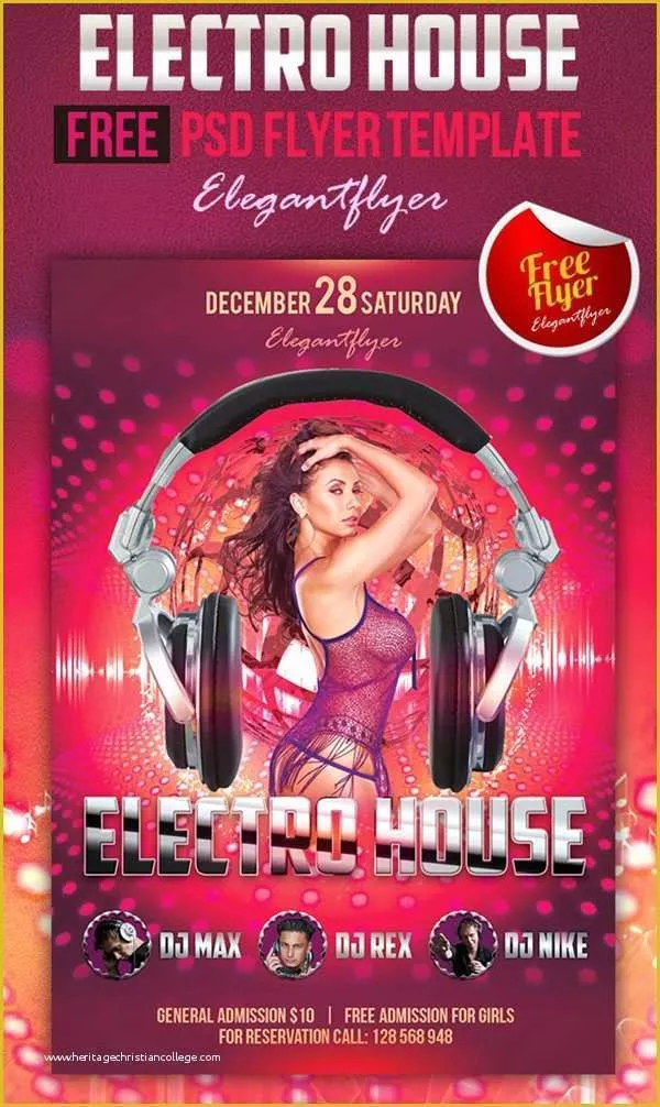 Free Club Flyer Templates Online Of 90 Awesome Free Psd Flyer Templates