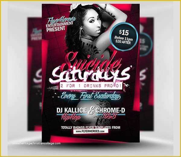 Free Club Flyer Templates Online Of Club Flyer Templates