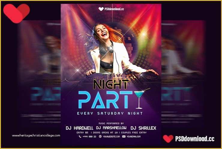 Free Club Flyer Templates Online Of [get Free] Night Party Flyer Template