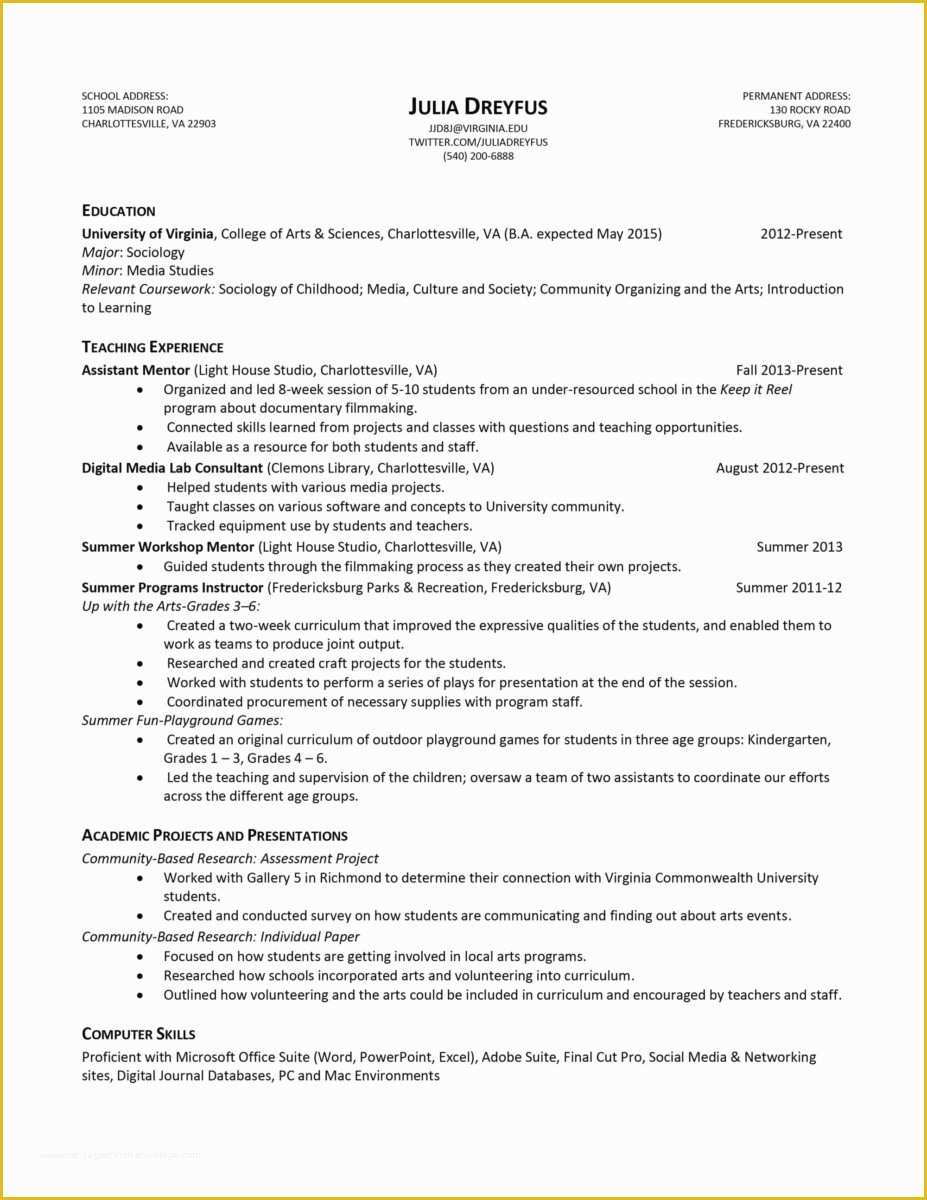 Free Coaching Resume Templates Of Fillable Resume Template Examples Good Resume Templates