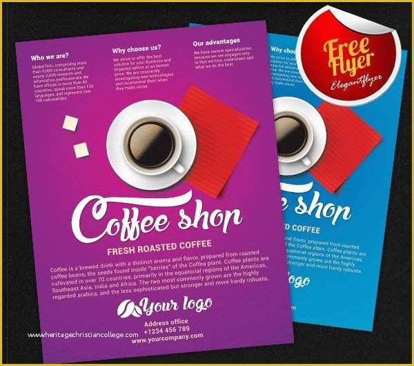 Free Coffee Website Templates Of 21 Coffee Shop Flyer Templates Free Psd Ai Vector