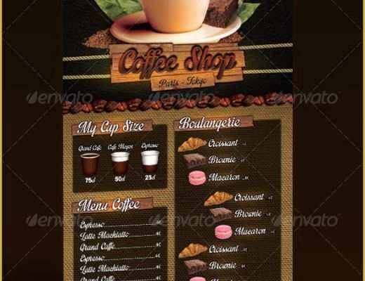 Free Coffee Website Templates Of 51 Restaurant Menu Templates Design Psd Docs Pages