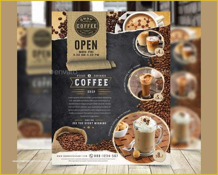 Free Coffee Website Templates Of Coffee Shop Flyer Templates Flyer Templates