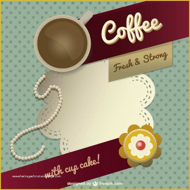 Free Coffee Website Templates Of Coffee Template Design Vector