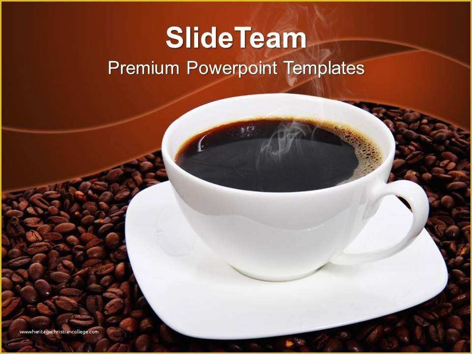 Free Coffee Website Templates Of Health Powerpoint Templates Free Coffee Beans