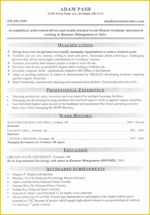 Free College Resume Templates Of College Resume Example Free Sample College Resumes