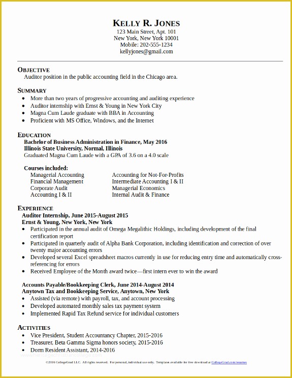 Free College Resume Templates Of Free Resume Template Downloads