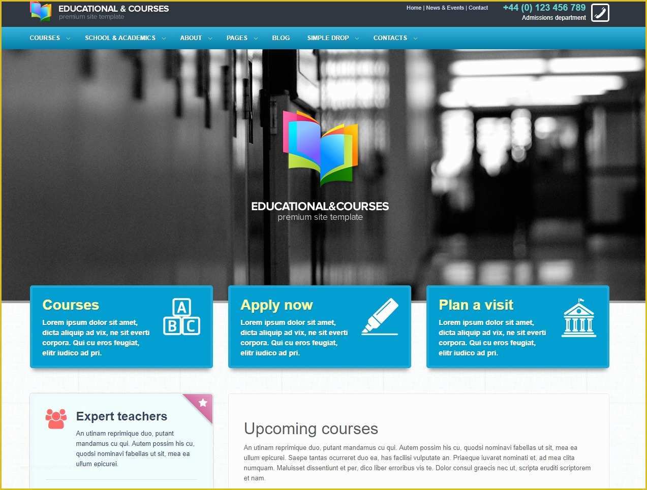Free College Website Templates Of 30 Amazing Education Website 