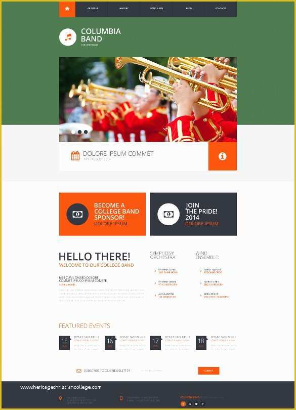 Free College Website Templates Of 41 College Website themes & Templates