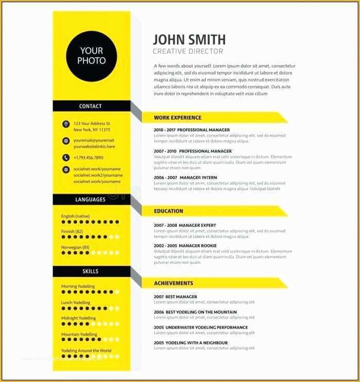 Free Colorful Resume Templates Of 14 Colorful Resume Template Free