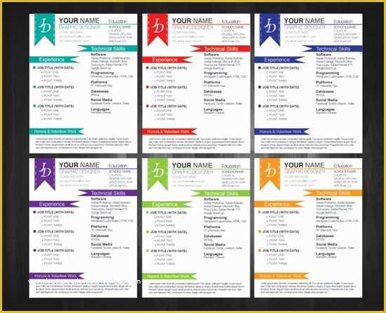 Free Colorful Resume Templates Of Download 35 Free Creative Resume Cv Templates Xdesigns