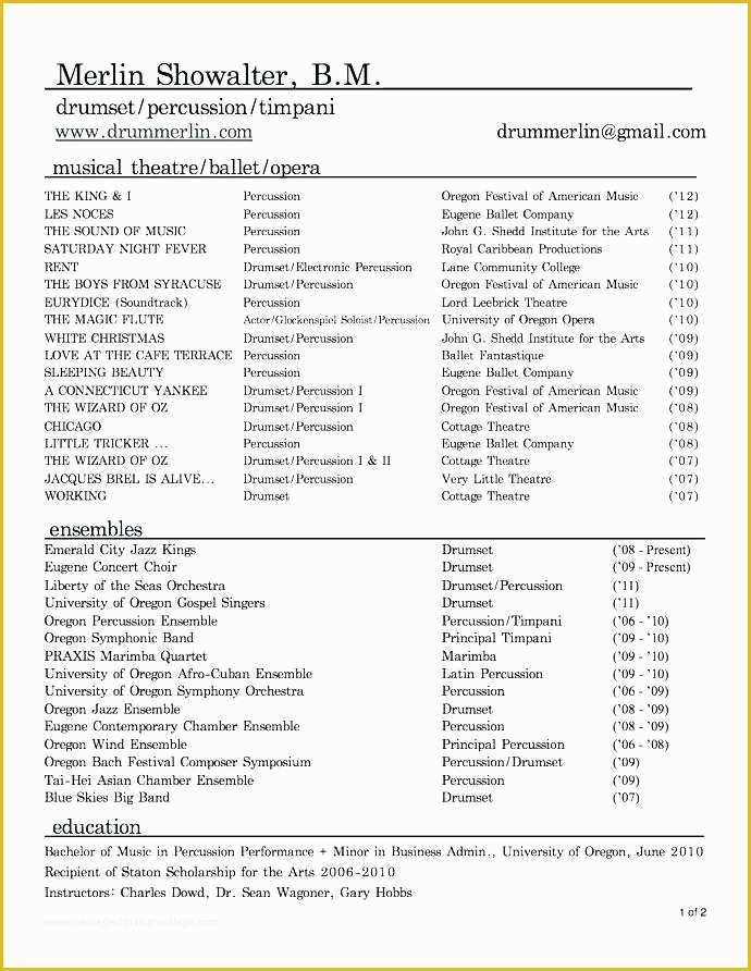 Free Combination Resume Template Of Examples Bination Resume